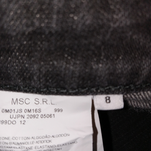 Women's Armani Collezioni Black Mid Rise Bootcut Jeans 8 - Picture 10 of 14